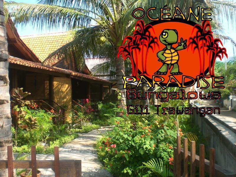 Oceane Paradise Bungalow Gili Trawangan Exterior photo