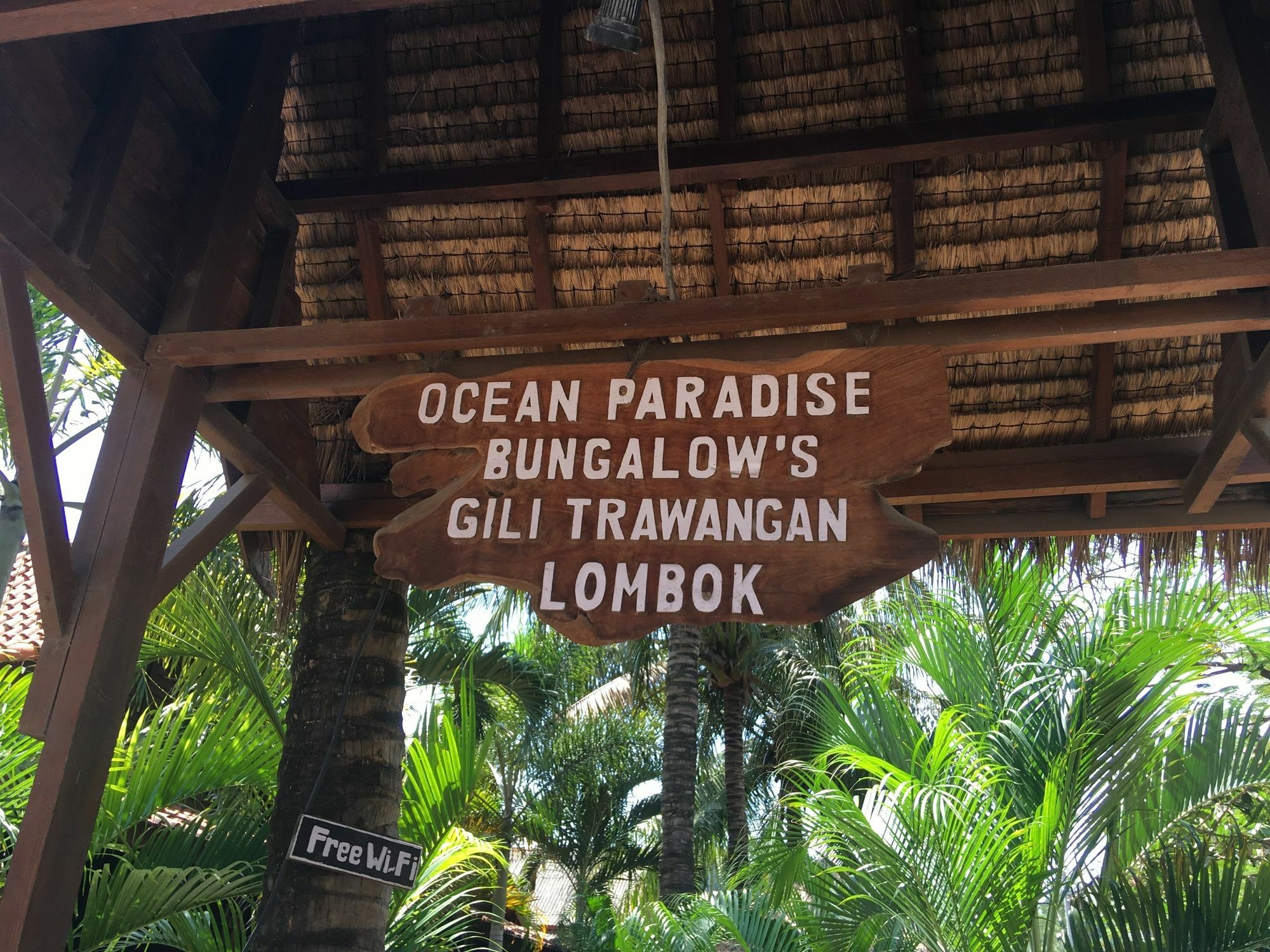 Oceane Paradise Bungalow Gili Trawangan Exterior photo